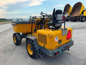 Minicargadora Volquete Blanca Usada de 3 Toneladas, Cargadora de Ruedas Diésel de 3500L con Carrocería Articulada, 75KW de Alto Momento de Carga, en Venta - Product Image 4