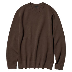 Sudadera de Cuello Redondo para Hombre, 100% Algodón, Invierno, Alta Calidad, Logotipo Personalizado, Hombros Caídos, Corte Recortado, OEM - Product Image 1