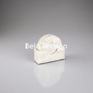 Juego de Posavasos de Resina MOP con Incrustaciones, Diseño Personalizable, Ligeros, Decorativos con Nácar, para Té y Hogar - Product Image 6