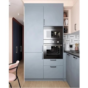 Puertas de Gabinete de Cocina Modulares de Estilo Americano Moderno en MDF con Recubrimiento Acrílico, Tamaños Personalizables - Product Image 5