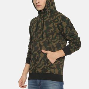 Vente en gros de sweat-shirts à capuche pour hommes, en molleton Sherpa, à imprimé camouflage numérique, pour la chasse en hiver, unisexe - Product Image 3