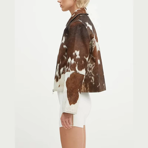 Chaqueta de Invierno de Cuero Genuino para Mujer, Estilo Urbano, Talla Grande, Largo Regular, Impermeable y Transpirable - Product Image 2