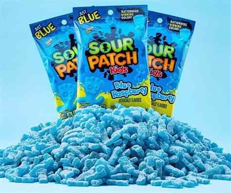 Wholesale Blue Sour Patch 16oz - Blue Raspberry