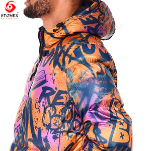 Venta al por mayor de ropa personalizada para hombre de invierno informal a prueba de viento chaqueta acolchada de fabricación para hombre - Product Image 2
