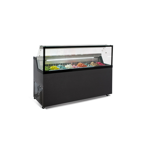Vitrina Refrigerada para Helados FRAMEC MIRABELLA H 9 G-3, con 9 Contenedores de 5L, 1655x677x1190mm, para Helados, Postres y Gelato - Product Image 1