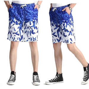 Short de course d'été décontracté pour hommes en maille à séchage rapide respirant imprimé solide 100% coton Service OEM écologique disponible - Product Image 4