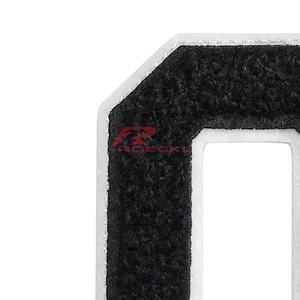 Parches bordados cosidos con logotipo personalizado de diseñador de precio barato con parches bordados completos de servicios OEM para prendas de vestir - Product Image 2