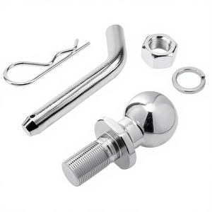 Vypart Support de boule d'attelage de remorque de 2 pouces, capacité de 6000 lb avec boule en acier sécurisée et clip de sécurité pour attelage - Product Image 3