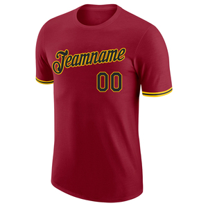 Camiseta de poliéster Camiseta para hombre Bordado en blanco Algodón de la mejor calidad Hombres Mujeres Logotipos personalizados Camisetas con nombre de equipo e impresión de número - Product Image 5