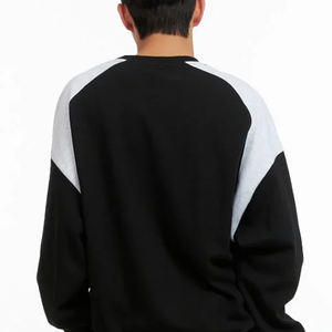 Sudadera Holgada de Gran Tamaño para Hombre, Estilo Colorblock, Informal, para Invierno 2026, Estilo Urbano, Corte Holgado - Product Image 5