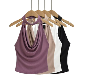 Body sin mangas sexy para mujer Top Fashion Color sólido Bodysuit-Comprar Body sin espalda para mujer sin mangas para nadar - Product Image 6