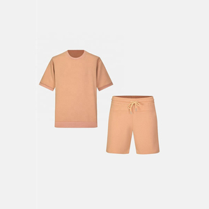 Nuevas llegadas Hombres Algodón Dos piezas Chándal OEM 2025 - Product Image 4