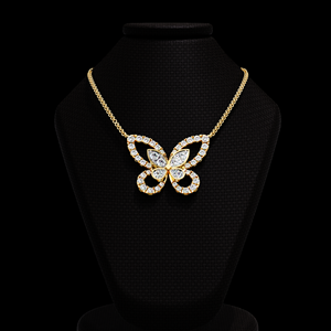 Collar de Plata 925 Premium para Mujer con Diamante Cultivado en Laboratorio, Estilo Hip Hop, Corte Brillante, Cadena con Colgante, Certificado IGI, para Regalo de Compromiso - Product Image 1