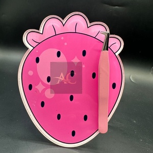 แผ่นต่อขนตาปลอมทำจากอะคริลิคแผ่นต่อขนตาแม่เหล็กทำจากอะคริลิคแบบยั่งยืนติดฉลากตามต้องการรูปทรงสี่เหลี่ยมรูปหัวใจผีเสื้อรูปตัวยู - Product Image 5