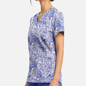 Conjuntos de Uniformes Médicos de Lona de Estilo Moderno, Uniformes de Hospital de Secado Rápido y Transpirables, Uniformes para Médicos y Enfermeras al por Mayor con Logotipo Personalizado - Product Image 3