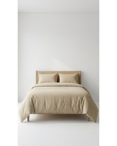 Ensemble de housse de couette en polycoton double taille |   Literie noire unie, douce et respirante |   Hôpital, maison, designs écologiques personnalisables - Product Image 1