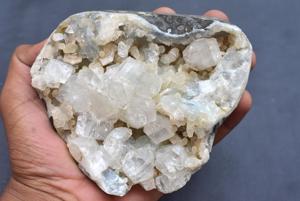 Apophyllite géode Apophyllite naturelle brut apphyllite minéraux rugueux amas de géode pour la décoration - Product Image 5