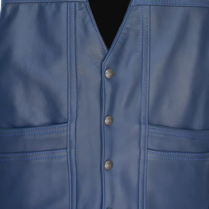 Gilet respirant ou hommes et femmes sans manches Moto mode crochet serrure tressé lacets latéraux haute qualité taille personnalisée gilet de motard - Product Image 4