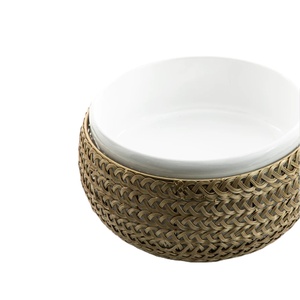 Home and Kitchenware Hammered Food <b>Serving</b> <b>Bowl</b> Customized Shape <b>Large</b> Size Stainless Steel Metal Dessert <b>Bowls</b> Ideal <b>Serving</b> - Product Image 4