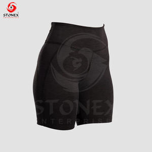 Shorts de Verano para Mujer, Cintura Alta Elástica, Casuales, para Gimnasio, Fabricante, Alta Calidad - Product Image 4