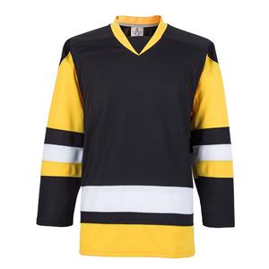 Maillots d'entraînement de l'équipe de la ligue nationale de hockey, tissu polyester épais et respirant de haute qualité, uniforme de hockey sur glace junior et senior - Product Image 6
