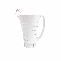Écumoire en plastique grande taille écologique de haute qualité OEM/ODM, couleurs personnalisables, certifiée SCS, avec logo personnalisé