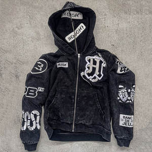 Sudadera con Capucha Unisex de Diseño, 100% Algodón Grueso, Personalizable, Estilo Moderno, Felpa Francesa, Aspecto Desgastado - Product Image 2