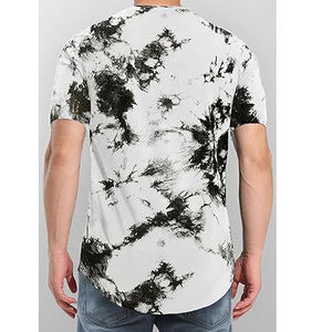 Jersey de algodón peinado de peso pesado para hombre, camiseta con logotipo estampado personalizado en blanco, ajuste de gran tamaño, logotipo estampado personalizable - Product Image 3