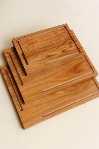 Tabla de Cortar Rectangular Premium de Madera Natural, Estilo Moderno y Único, Duradera, Fácil de Limpiar, 2.0 cm de Grosor - Product Image 2