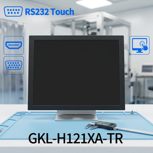High Quality <b>Touch</b> Desktop <b>Monitor</b> 4:3 Desktop <b>Touch</b> <b>Monitor</b> Resistive Desktop <b>Monitor</b> With Desktop Stand - Product Image 1