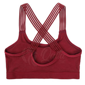 Sujetador deportivo ecológico de alto soporte para mujer más vendido, ligero, transpirable, para entrenamiento, logotipo frontal - Product Image 2