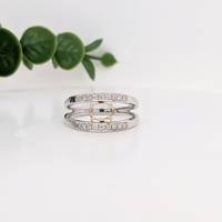 10x8mm Ovaler Hochwertiger Umweltfreundlicher 14k Vergoldeter Prong-Setting Halbmontierter Ring aus 925 Sterling Silber Bleifreie Schmuckkomponenten