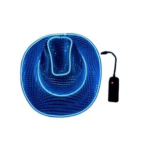 Nuevo Sombrero de Fieltro 2026 con Cinturón, Sombrero Vaquero al por Mayor para Hombre, Sombreros Fedora de Lana Unisex con Ala Ancha, Gorras Occidentales para Bodas y Fiestas - Product Image 1