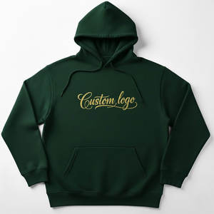 Sweat à capuche pour homme avec logo personnalisé, polaire doux, chaud et confortable, parfait pour la marque, les vêtements d'équipe, la mode décontractée et streetwear - Product Image 1