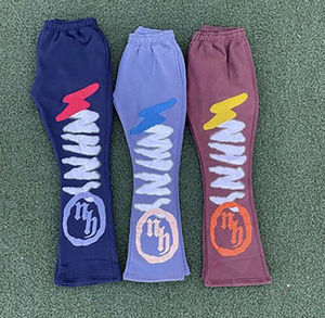 Ensemble de jogging à capuche vintage unisexe pour l'hiver Survêtement à motif uni avec logo personnalisé et col à capuche pour hommes - Product Image 4