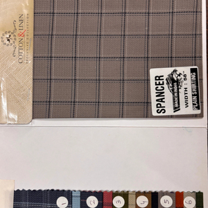 Alta calidad Spencer 58 tejido estampado patrón tejido hilado teñido Dobby Check para prendas camisas para niños exportación internacional - Product Image 3