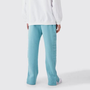 Bas quantité minimale de commande en gros soleil fané pantalons de survêtement hommes pantalons de survêtement coton lavé à l'acide Joggers unisexe blanc pantalons de survêtement Flare pantalons de survêtement - Product Image 5