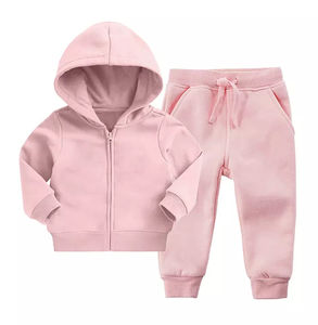 Vêtements d'hiver en coton personnalisés, survêtements deux pièces pour enfants pour ensembles de vêtements avec logo personnalisé, survêtement, ensemble 2 pièces - Product Image 2