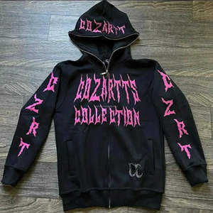 Streetwear hommes Running Manches longues Tie dye puff impression hoodie Heavyweight French Terry Pullover 3d Puff - Product Image 4