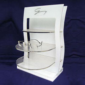 Conveniente estante de exhibición de bandeja de acrílico plegable Cómodo soporte de escritorio para gafas - Product Image 2