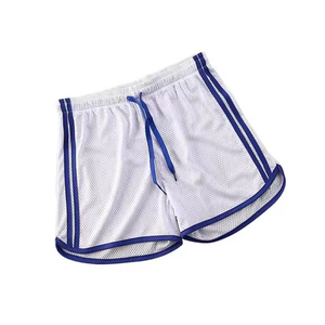 Short de course en maille solide de haute qualité personnalisé en gros imprimé sport respirant écologique à séchage rapide coupe ample - Product Image 2