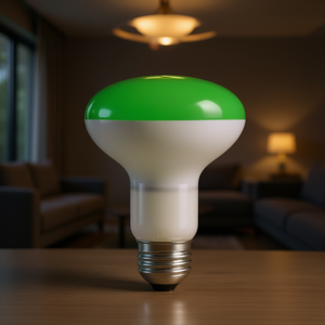 Bombillas Incandescentes R80 E27 230V 60W con Reflector Verde - Product Image 3