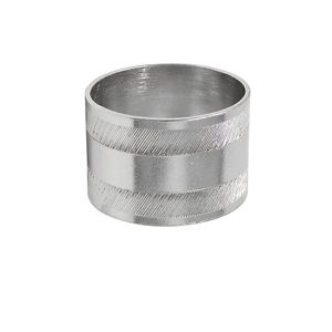 Servilletero de metal antiguo Diseño galvanizado Decoración de mesa de comedor de estilo rústico con plata para bodas y fiestas - Product Image 1