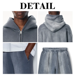 Survêtement de jogging personnalisé Survêtement homme unisexe Survêtement Survêtement à capuche Ensemble Sweats à capuche & Sweatshirts à capuche pour hommes - Product Image 5