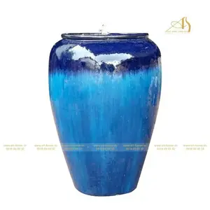 Décoration de jardin légère en poly-fibre de verre WF066H80 en béton pour la conception de paysage Vietnam fabriqué en usine - Product Image 1