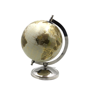 ลูกโลกตกแต่งโต๊ะทำงานโลหะพร้อมฐานอลูมิเนียมทำด้วยมือดีไซน์คลาสสิก - Product Image 4