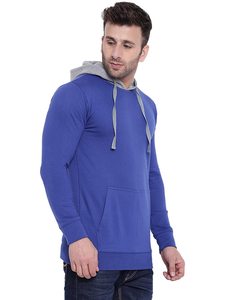 Sweat-shirts de sport pour hommes en coton lourd avec logo personnalisé 2024, teinture unie noire, à capuche, imperméables, coupe-vent, écologiques - Product Image 4