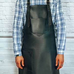 <b>Leather</b> <b>Apron</b> Muti Pocket for All Your Tool Full Length Kitchen LPN-0068 - Product Image 1