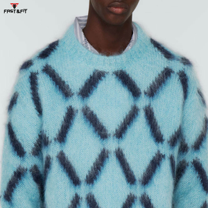 Recién llegado, Jersey de invierno, ligero, de alta calidad, ajustado, estilo informal, manga larga, sólido, cuello redondo, suéter, lana frontal - Product Image 6