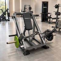 Máquina de remo con carga de placas comercial para entrenamiento de espalda, equipo de gimnasio para entrenamiento de fuerza